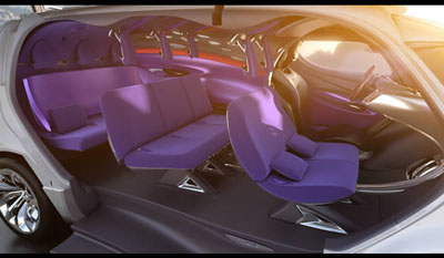 Citroen Tubik Hybrid4 Concept 2011 interior